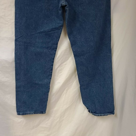 Wrangler Rugged Wear Mens 36x32 Straight Leg Denim Blue Work Heavy Jeans - Picture 8 of 9